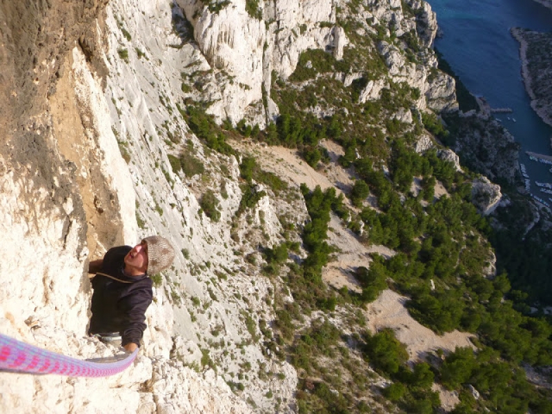 stage d'escalade en grande voie