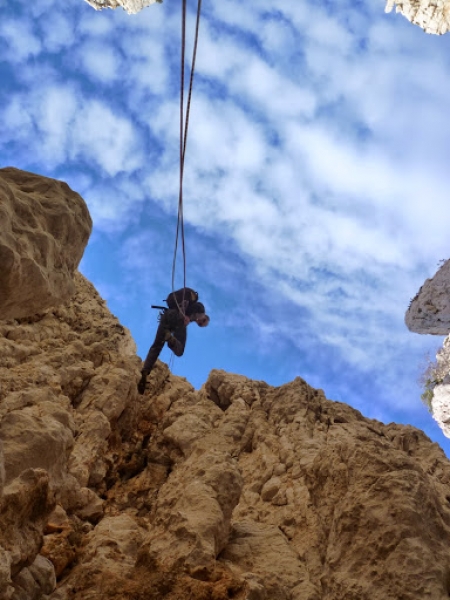 stage d'escalade en grande voie