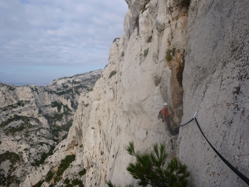 stage d'escalade en grande voie