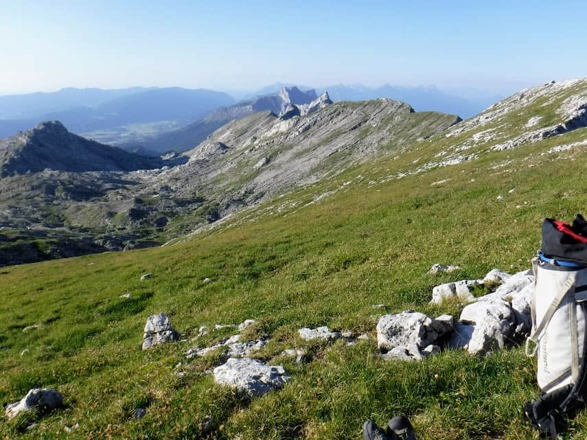 La Voie Challéat sur La Pointe Agathe des Deux Soeurs