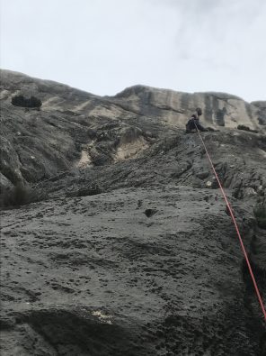 Escalade à la falaise du Prieuré de la Sainte Victoire