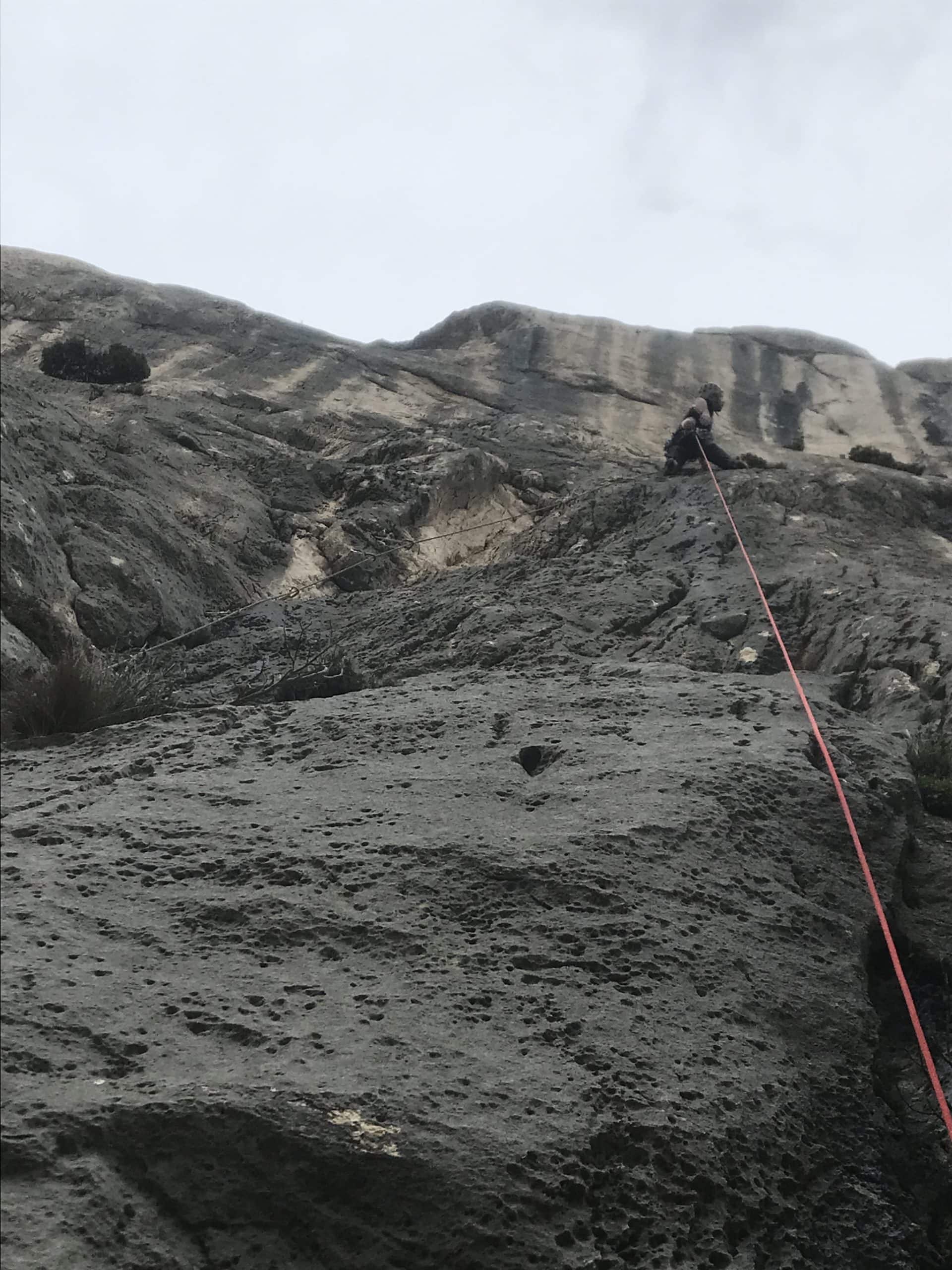 Escalade à la falaise du Prieuré de la Sainte Victoire